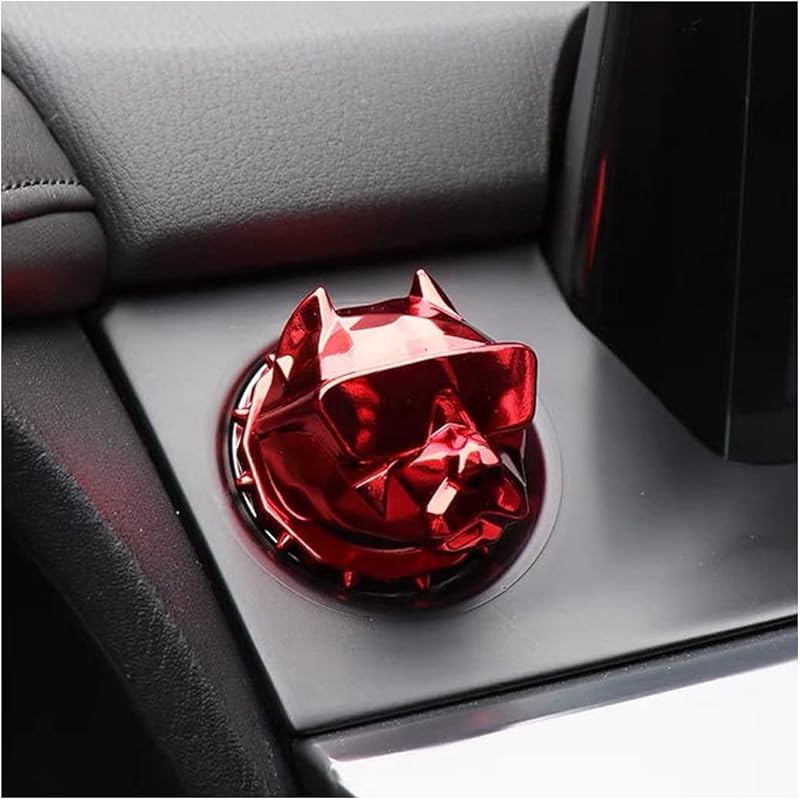 Zipelo Car Push To Start Button Cover, Vehicle Interior Engine Ignition Switch Protection Button Cover Sticker, Bully Dog Car One Button Start Stop