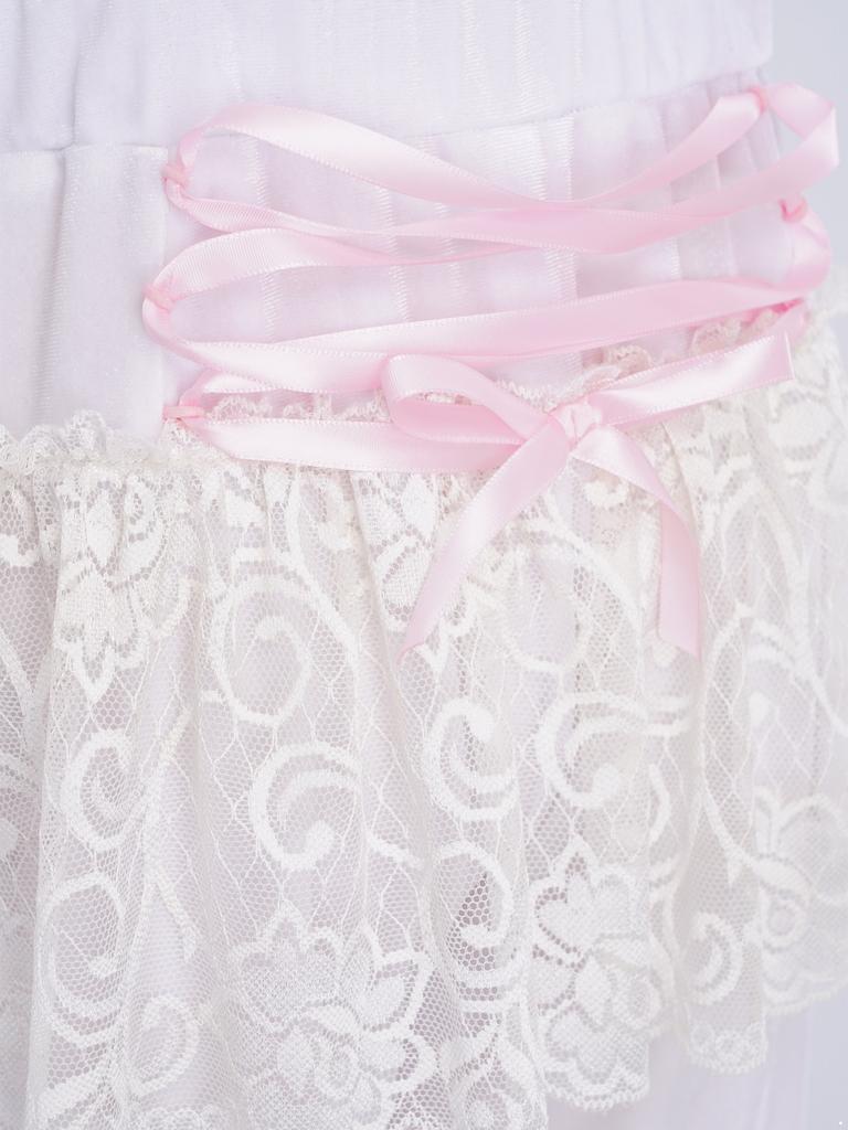 Kids Pirate Cosplay Bloomers Victorian Lolita Pantaloons Floral Lace Ruffle Elastic Waistband Steampunk Underwear