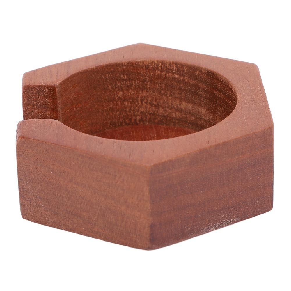 Solid Wood Coffee Paper Filter Holder Polished Surface Coffee Filter Paper Organizer Home Use