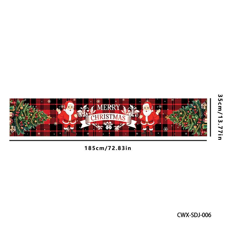 Christmas Tablecloth, Tablecloth, Holiday Party, Dining Table, Restaurant, Living Room Decoration, Banner