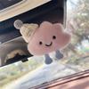 Set Creativo de Adornos de Nube de Dibujos Animados para Espejo Retrovisor - Lindos Accesorios de Interior de Coche Estilo Diosa