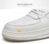 Men's Trendy Breathable Leather Casual Shoes - British Style Soft Sole Work Boots