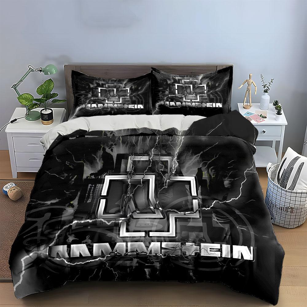 Logo, Lightning, Dark Background. Bedding Sets Duvet Cover Sets Duvet Covers Pillowcases(1 * Duvet Cover 2 * Pillowcases Without Duvet Insert)