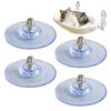 Cat Hammock Suction Cup PVC Cat Perch Screw Suction Cups Foldable Cat Window Perch with 4 Strong Suction Cups Clear Sucker Pads