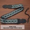Ethnic Style Guitar Crossbody Strap Embroidery Ukulele Straps Belt Durable Guitar Strap  Bass