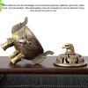 New Alloy Incense Burner Hollow Out Four Legged Stick Holder Mini Sandalwood Censer Home Decoration