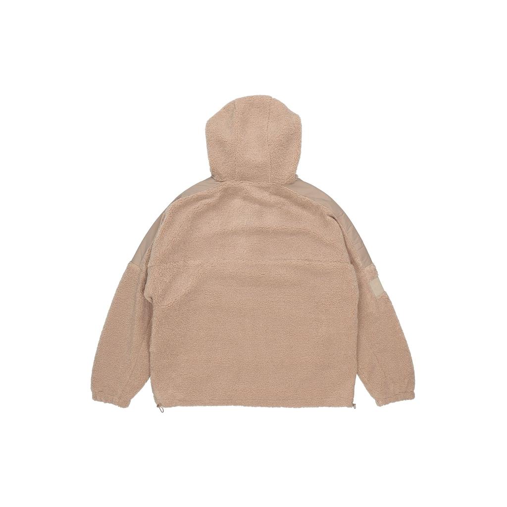 Li-Ning Fleece Loose Warm Hoodie Women Tops Brown AFDQ338-1