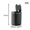 Automatic Garbage Can Touchless Container Bin Quiet with Lids Waterproof Bedroom