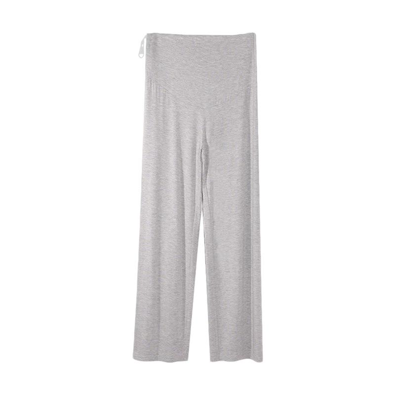Summer Modal Wide-Leg Maternity Pants: Thin, Loose, Belly Support, Fashionable Casual Style