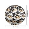 Good Night Dogs Indoor Soccer Ball Size 5 Colorful All Ages Machine Stitched PVC Competition Ready Durable High-Bounce