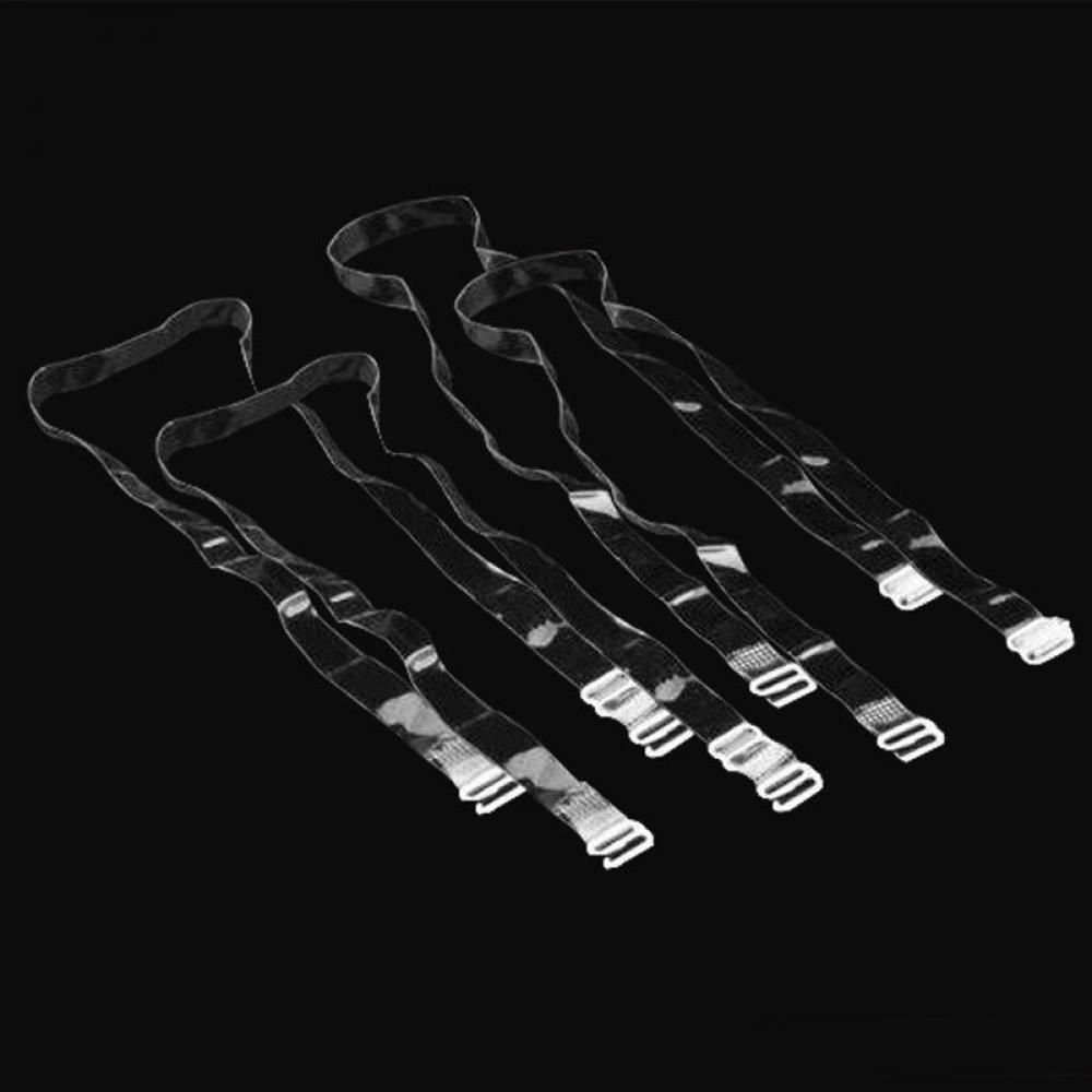 Woman Transparent Detachable Invisible Steel Hook Bra Straps 1.5CM