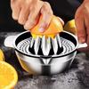 Manual Lemon Orange Fruit Juicer Stainless Steel Kitchen Accessories Durable Citrus Raw Juice Maker Portable Creative Squeezer