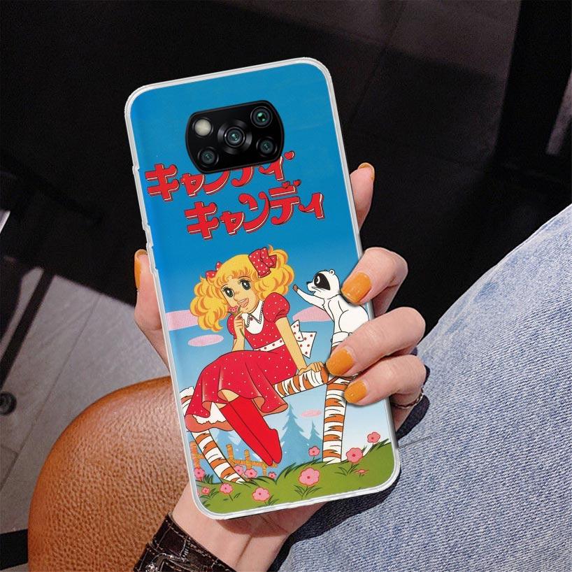 

Candy 90s Anime Phnoe Case for Xiaomi Poco X5 X6 X7 Pro X4 Gt F7 Ultra M8 M7 Redmi 15C 15 13C 13 12C 12 Unique Cover Coque Poco Xiaomi Poco M8