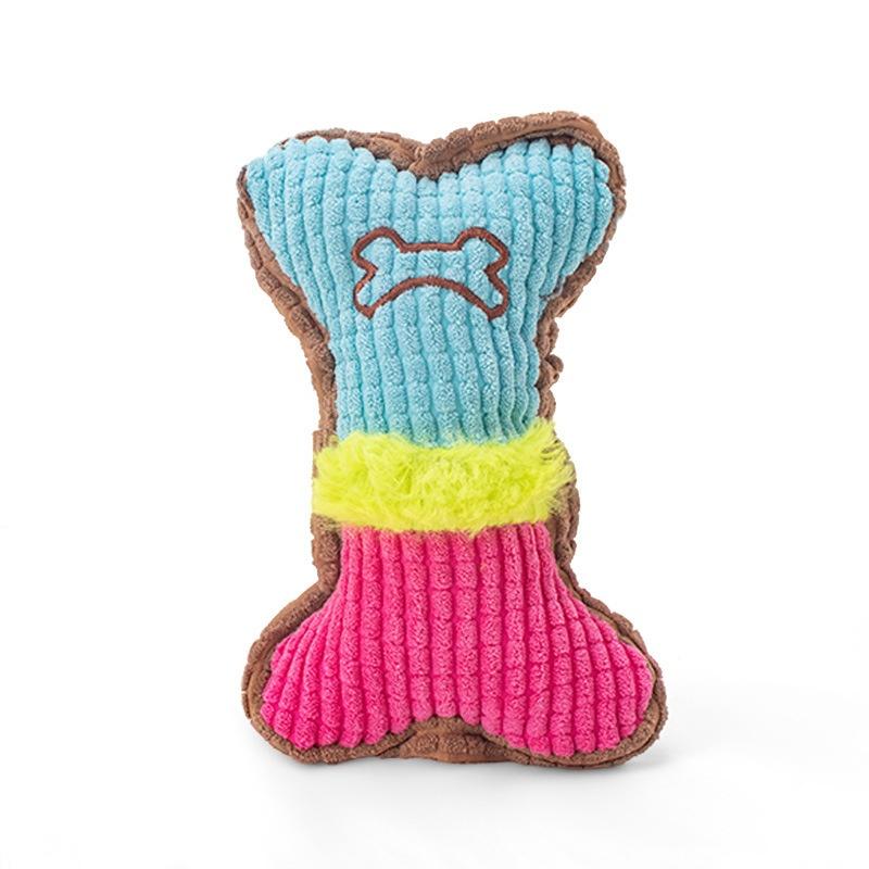 

1 шт. пищащие игрушки для собак, плюшевые игрушки для жевания собак мелких пород, пищащие игрушки для щенков, режущих зубы, жевательные игрушки, агрессивные интерактивные игрушки