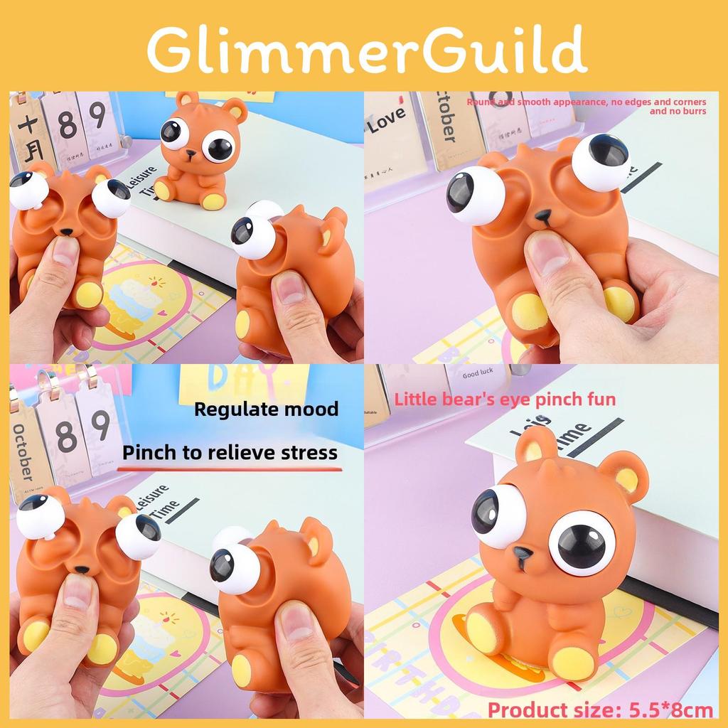 Exploding Eye Bear Children Toys Stress Reliever Home Office Family Fun Gift