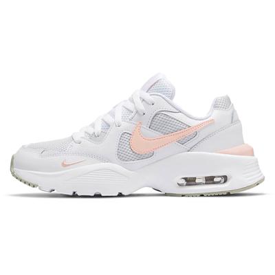 Tênis Feminino Air Max Fusion Branco Coral Lavado Sapatos Casuais CJ1671-101
