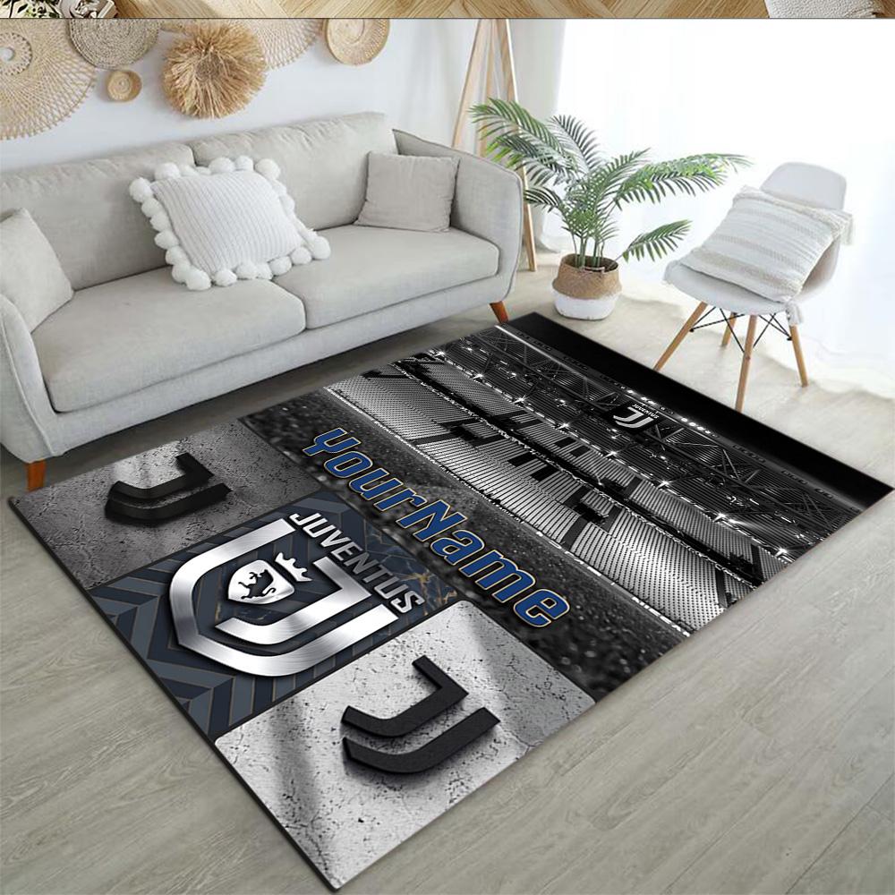 Juventus Customize Your Name Floor Rug Office Rug Design for Living Rooms Dormitory Study room Foyer Antislip Carpet Office home decor