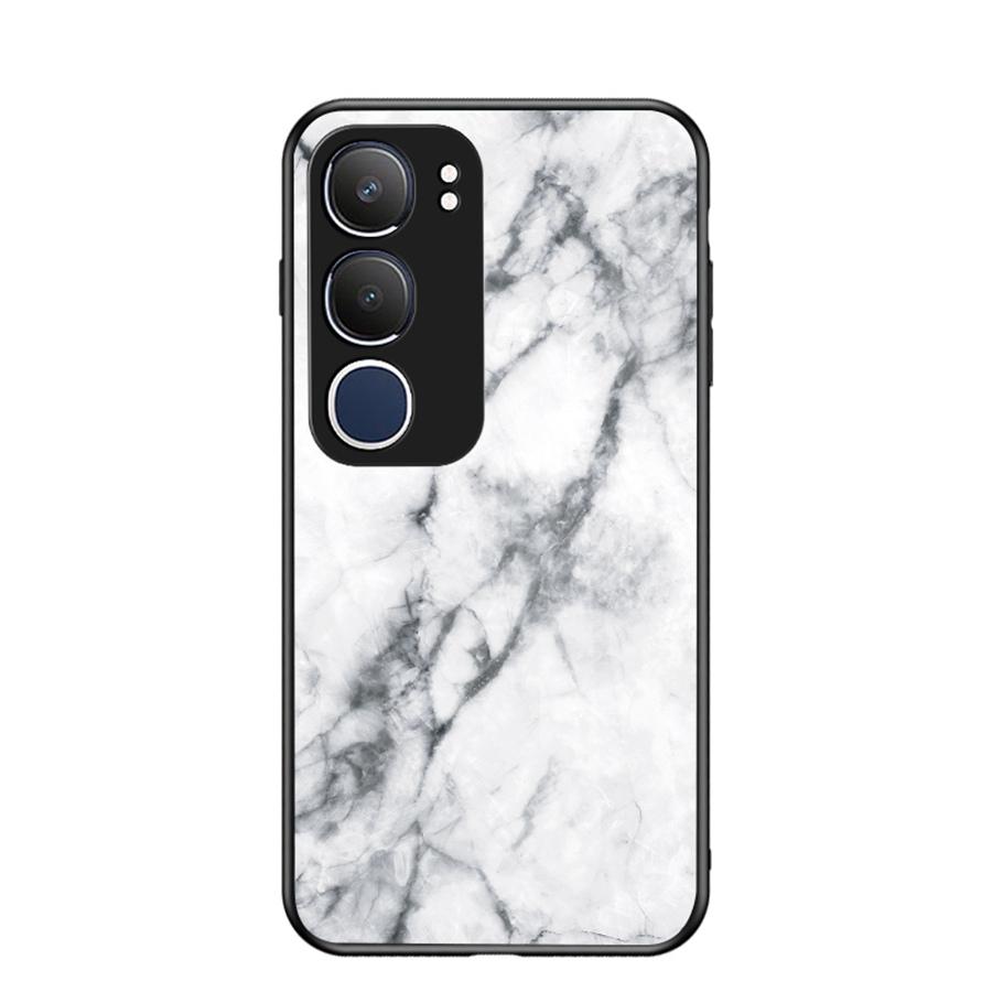 Marbling Tempered Glass Phone Case For Vivo Y72 Y52 5G Y19S Realme 14 6 8 10 Pro Plus 5G 6i C3 C63 C61 C75 C31 OPPO Reno 13 13F A53 A52 A72 A3 Cover