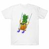 Gifts T-Shirt Novelty Swinging Unisex's Black Pineapple Tee Funny Graphic Swinger
