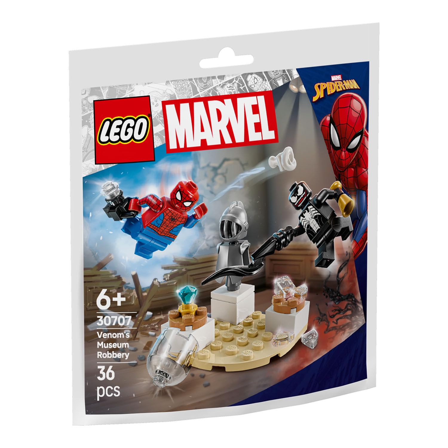 

LEGO Marvel Веном Музейное ограбление Человек-паук