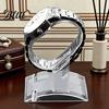 Watch Display Rack Clear Stand C-Shaped Holder Bangle Bracelet Home