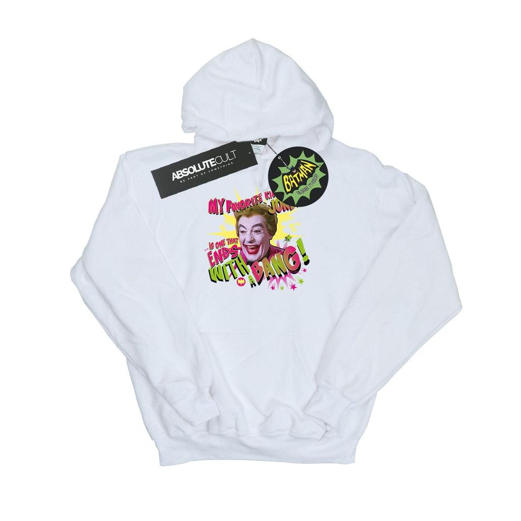 DC Comics Mens Batman TV Series Joker Bang Hoodie