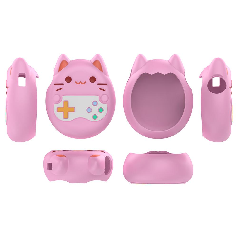 Non-Slip Carrying Case for Tamagotchi Paradise Liquid Silicone Cute Protective Cover Games Console Soft Cover Fall Resistant
