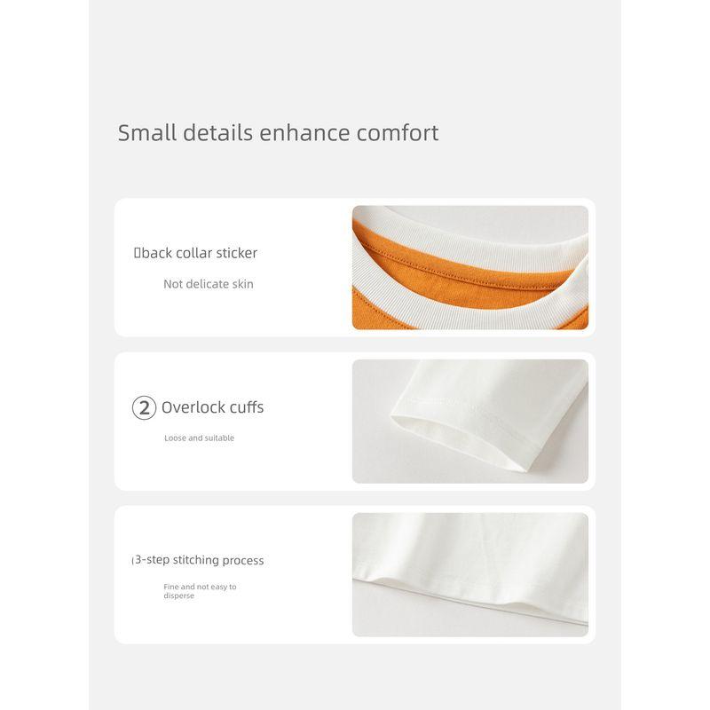 David Bella Boys' Long-Sleeved T-Shirt 2026 New Spring Clothing Kidsren's Class a Pure Cotton Bottoming Shirt Baby Fashionable Top