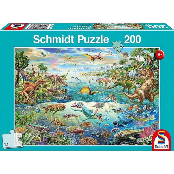 Puzzle 200 Pièces : Découvre Les Dinosaures