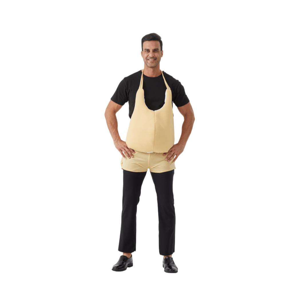 Pregnant Belly Santa Costume Hip Pad Fake Belly Soft Elastic Large Size