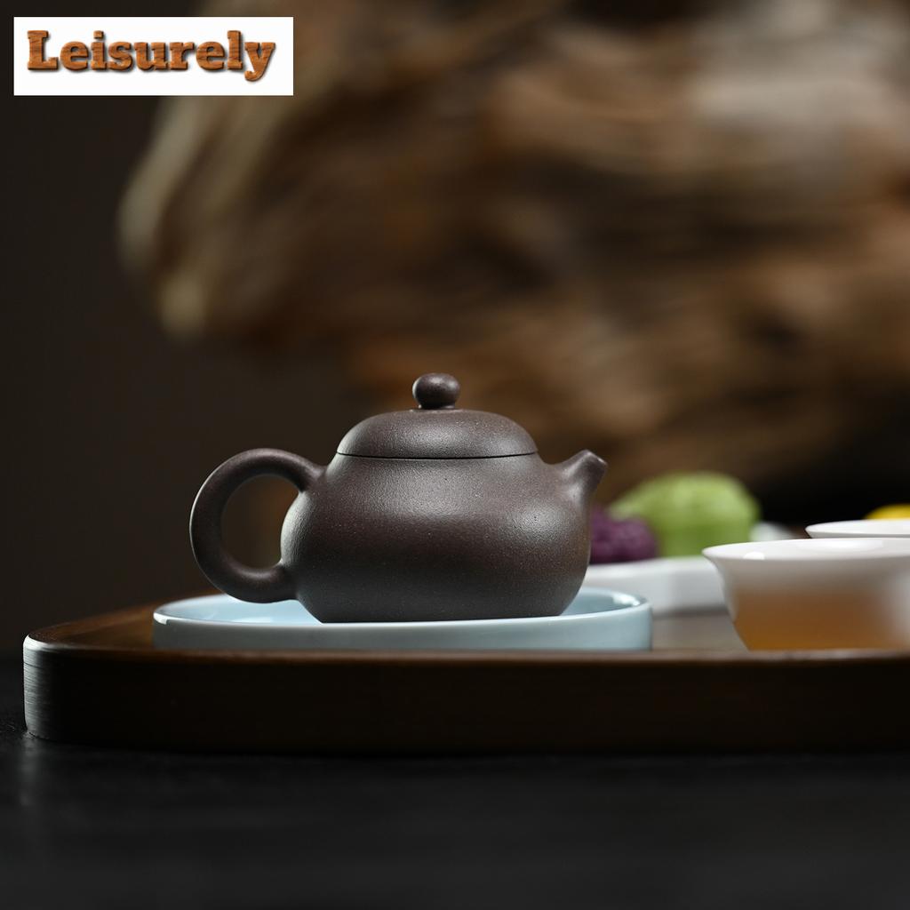 150ml Authentische Yixing Lila Ton Teekannen Handgefertigter Wen Dan Kessel Rohe Erz Hundert Maschen Sand Schlamm Kessel Mit Sieb Zisha Teeset