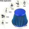 Mushroom Head Motorcycle Air Filter Colorful Air Filter Intake Induction Kit  Motorcycle Parts