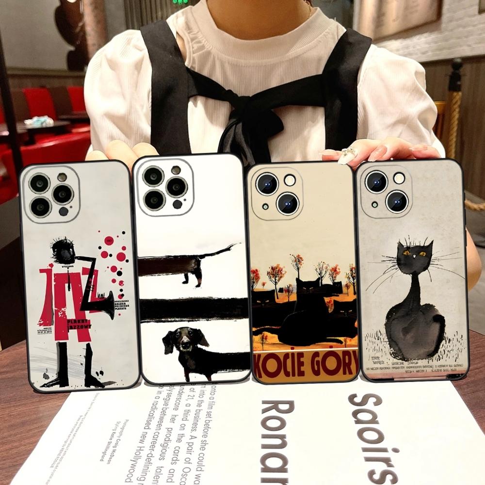 Ryszard Kaja Artworks Phone Case For Iphone 17 Air 15 Pro Max 14 Pro 16 Plus 12 13 11 Xr X Xs 8 7 Plus Back Cover