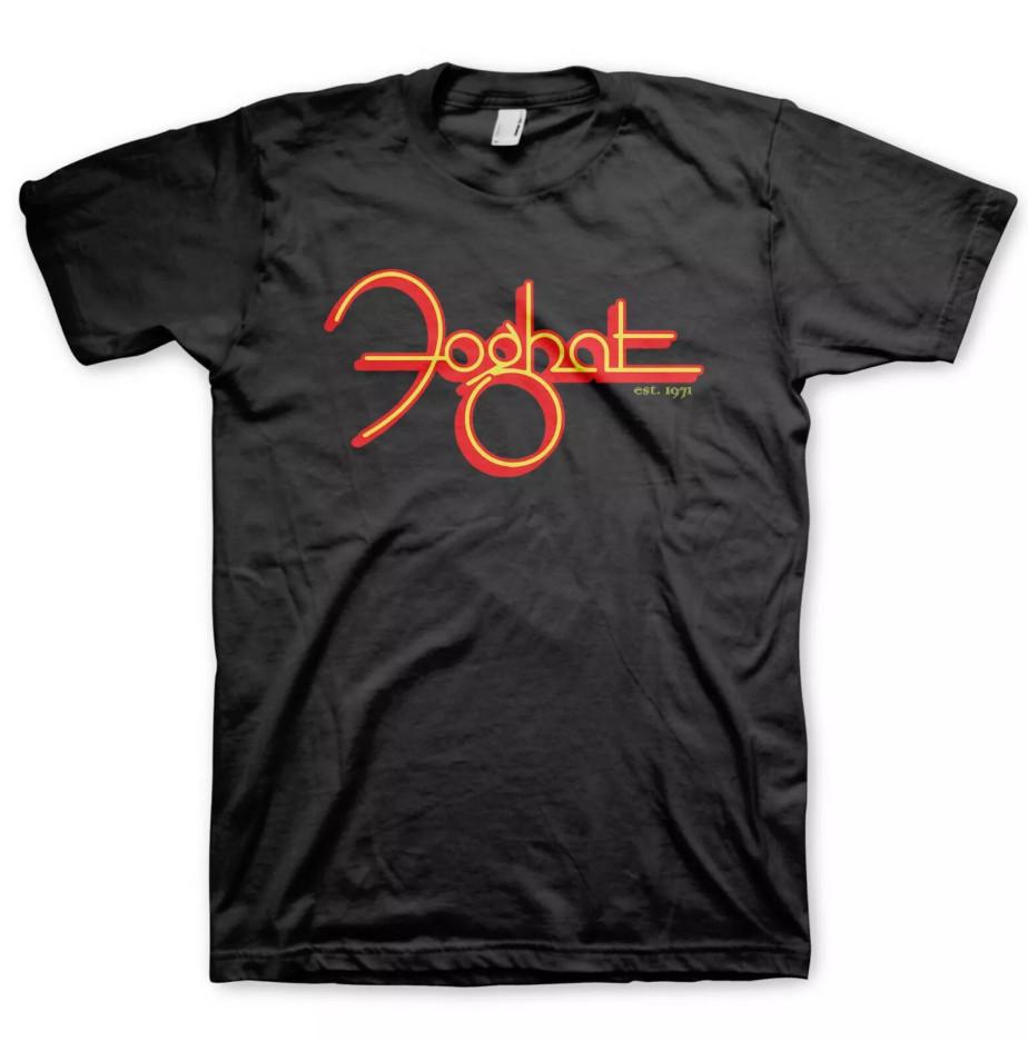 Foghat Yellow and Red Logo T-shirt size S-5XL S
