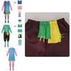 Niedliches Fantasy Trolls Cosplay Kostüm Mohn Kleid Anime Halloween Bühnenoutfit