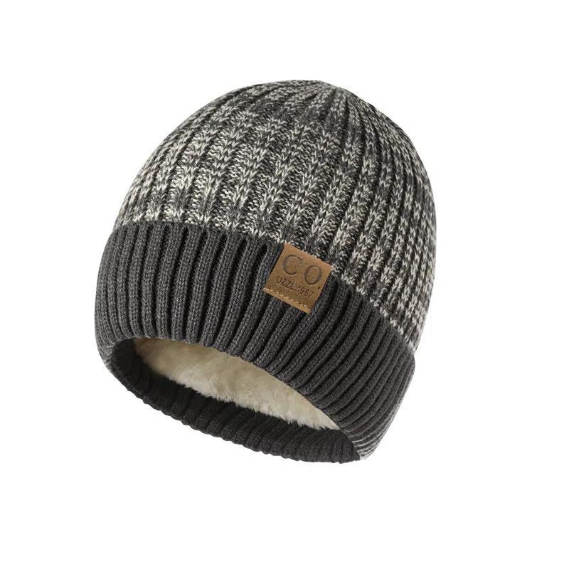 Unisex Winter Woolen Hats - Thick, Warm, Knitted for Outdoor Versatility and Style