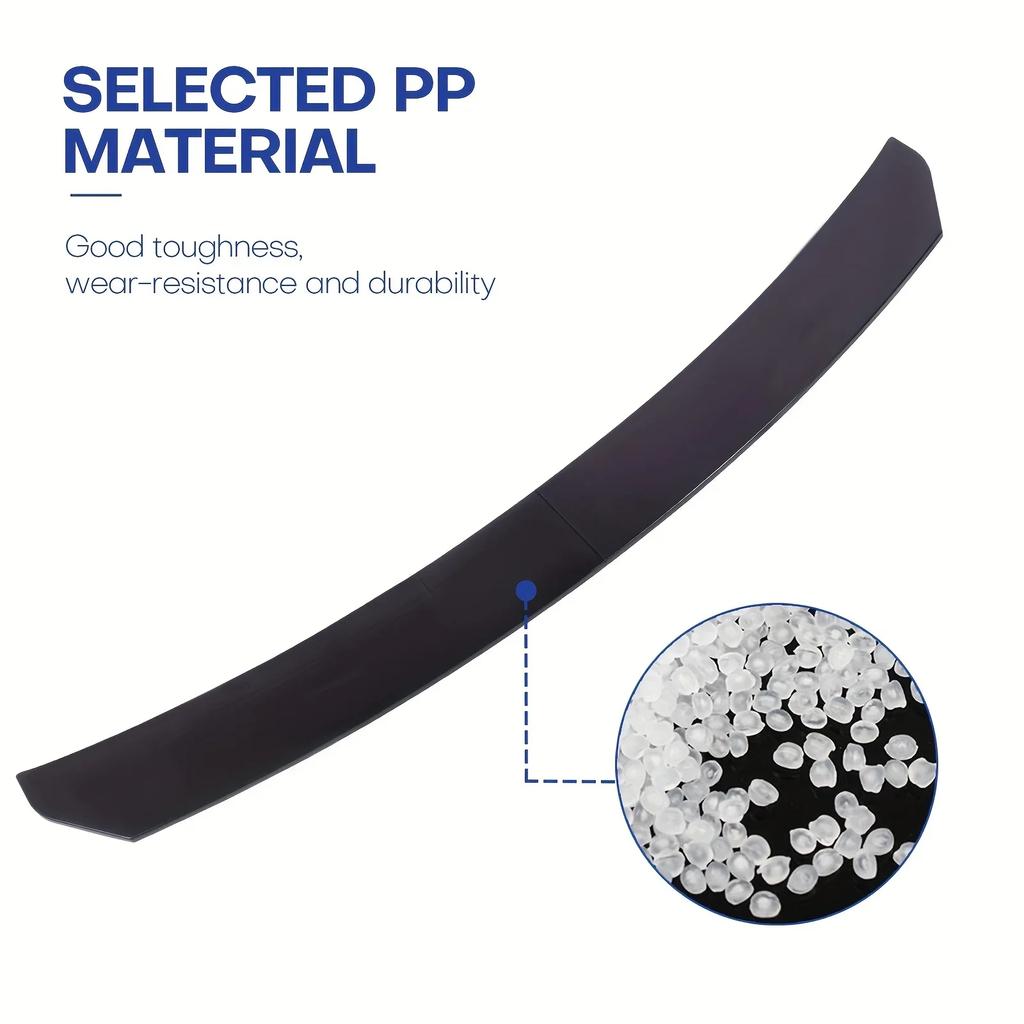 Car bumper gloss front shovel chin spoiler splitter General Motors modified front lip anti scratch strip collision avoidance