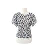 LA VITA JUNKO Print Flutter Sleeve Tee Lssts39p