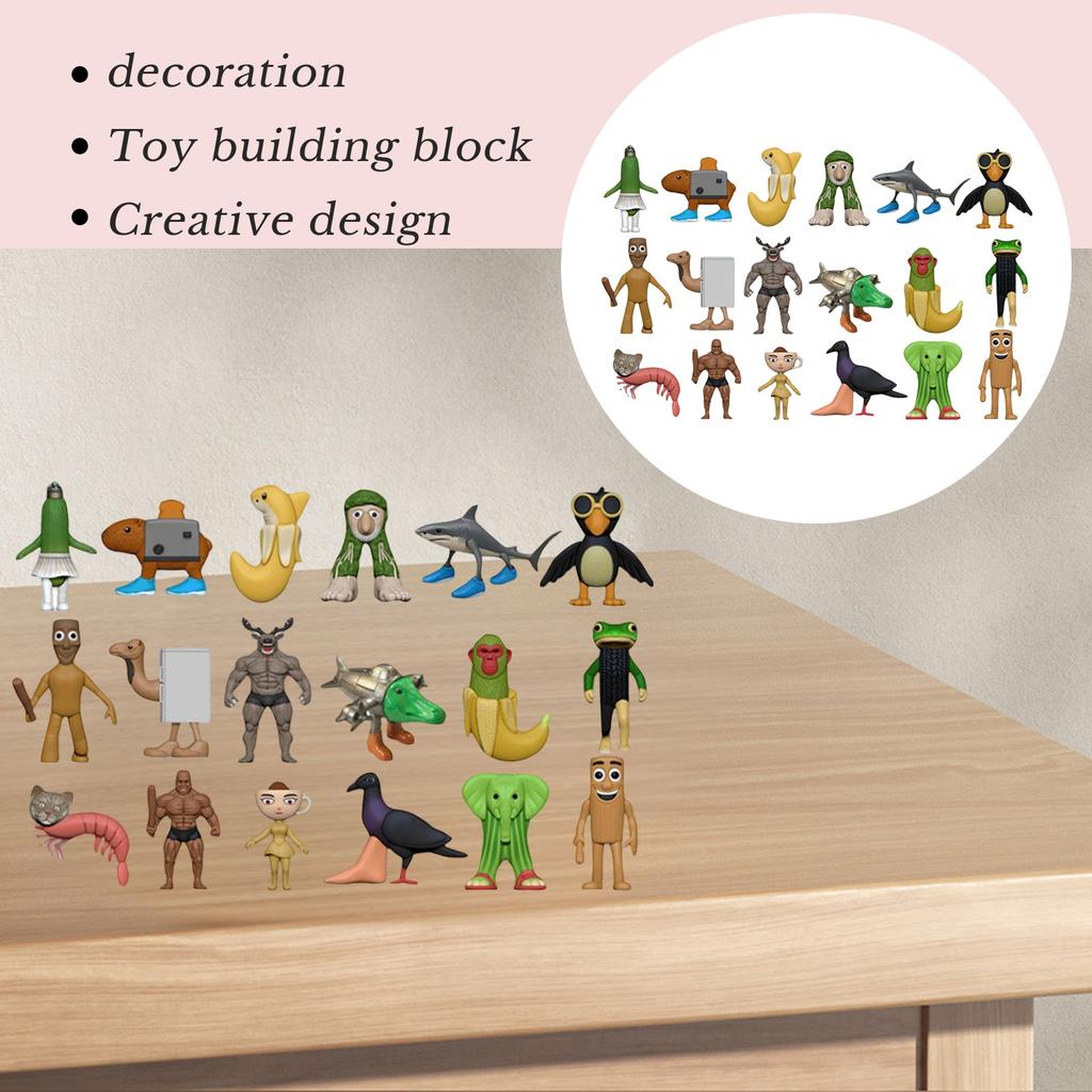 Small Dolls Kit Ornaments Model Doll ABS Decoration Children's Toy Gift