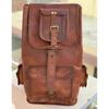 Women S Real Vintage Leather Backpack Brown Rucksack Travel Laptop Bag NEW