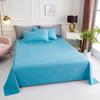 Minimalist Pure Cotton Double Bed Sheet with Pillowcase 200x230cm – Solid Color Design