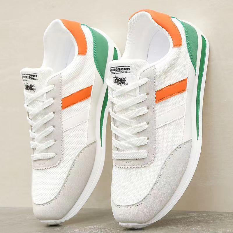 Men's Shoes New Summer Sports Shoes Mesh Casual Board Shoes Male Student Running Shoes