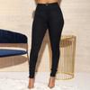 Women's Trousers Large Size Stretch Jeans Loose Semi-Elastic Pants