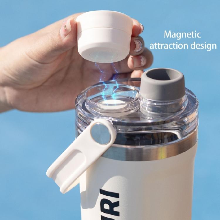 800Ml Nonrust Steel Vacuum Water Bottle With Leak Proof Seal And Ergonomic Handle For Travel Hydrations