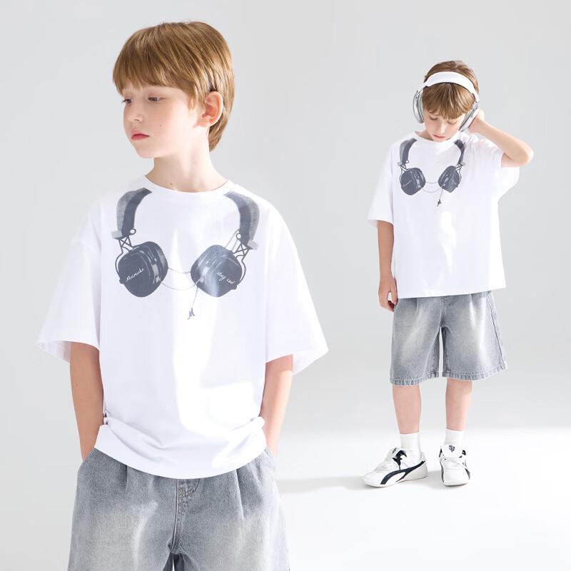 Mucmukn Boys  Headphone Print Cooling T-Shirt 150
