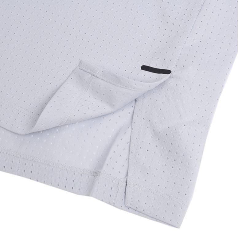 Nike Logo Print Straight-Cut Breathable Basketball Vest Men Vests White 848542-043