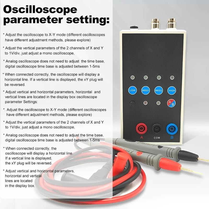 Advanced  Curves Tester 2 Channel 4 Level Frequency Electrical Engineering Tool Upgrades for Circuit Board Maintenance