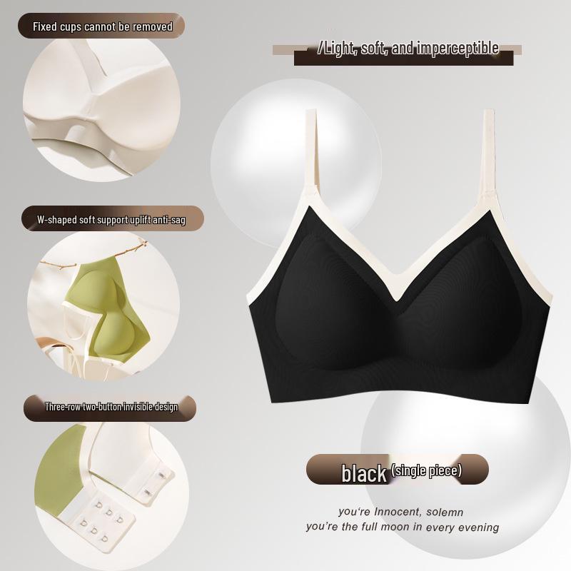 Sutien Push-Up Respirabil, Ușor, Fără Armătură - Sutien Sport Confortabil Fără Cusături pentru Femei cu Piept Mic