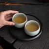 Su's Ceramics Ru Kiln Ice-Crack Glaze Zen Teacups (Set of 2)