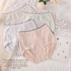 Women's Spring and Summer Nude Skin Friendly Soft Breathable Light Plastic Belly High Waist Triangle Briefs